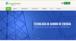 Desktop Screenshot of greenpowermex.com